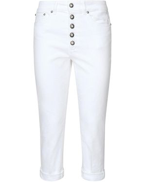 Dondup Sciolta Jeans - Bianco