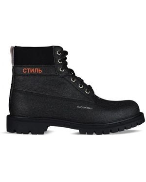 Heron Preston Stivali LH Worker Boots - Nero
