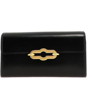 Mulberry 'pimlico' Portemonnee Op Ketting - Zwart