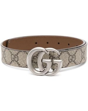 Gucci Belt Buckle Logo - White