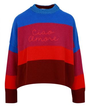 Giada Benincasa Truien Blauw - Rood