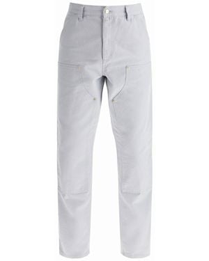 Carhartt Organic Cotton Double Knee Trousers - Grey