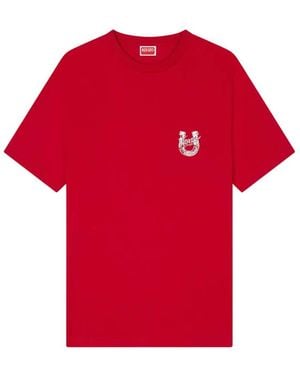 KENZO Lunar New Year Cotton T Shirt - Red