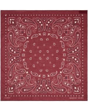 Alanui Bandana De Algodón Estampada Vermú/Multicolor - Rojo
