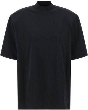 The Attico Das Attico Maxi Schultergurt T -Shirt - Schwarz