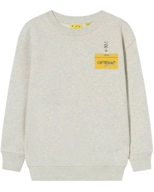 Off-White c/o Virgil Abloh Off-White-Pfeilband-Rundhalsausschnitt - Weiß
