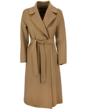 Max Mara Max Mara Studio Cles Lana, Cashmere E Cappotto Di Seta - Neutro