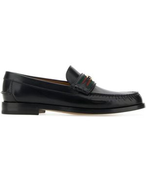 Gucci Loafer With Interlocking G - Black