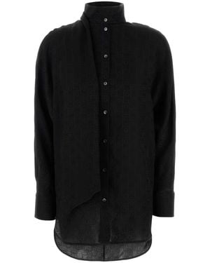 Ferragamo Salvatore Silk Shirt - Black