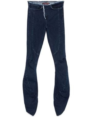 OTTOLINGER Frayed-Edge Denim Jeans - Blue