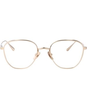 Linda Farrow Lightgold/Optical Titanium Glasses - Metallic