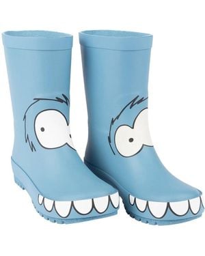 Stella McCartney Stella Mc Cartney "Gesicht" -Stiefel - Blau