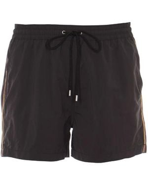 Paul Smith Heren Zwemshort Pln+step - Zwart