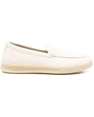 Woolrich Suede Loafers - Natural