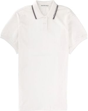 T By Alexander Wang Miniabito Polo - White