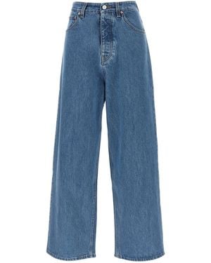 Vetements High-Waisted Denim Jeans - Blau