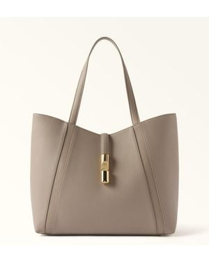 Furla Goccia L Tote - Natural
