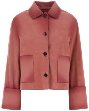 Loewe Leather Jacket - Red
