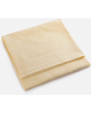 Elisabetta Franchi Butter Jacquard Terry Beach Towel - Natural