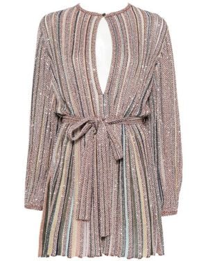 Missoni Zig Zag Motif Short Dress - Multicolour