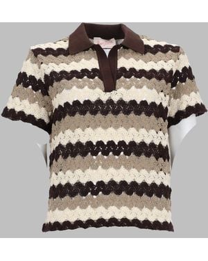 MC2 Saint Barth Cotton Polo Top For - Natural