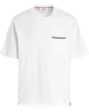 Thom Browne Pocket T Shirt - White