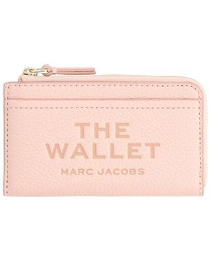 Marc Jacobs Leather Card Holder - Pink