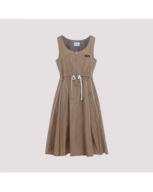 Miu Miu Midi Dresses - Brown