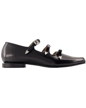 Toga AJ1344 Ballerinas Leder schwarz