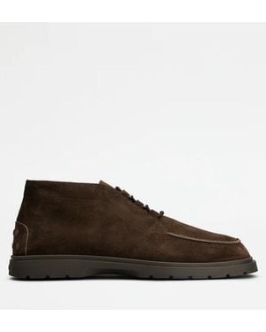 Tod's Stiefeletten aus Wildleder - Braun