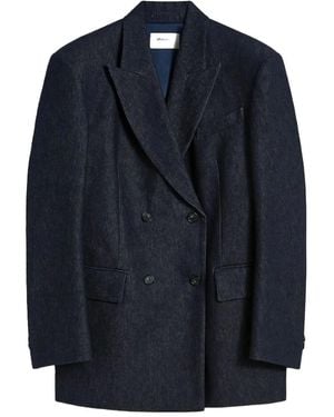 Sportmax Double-Breasted Blazer - Blue