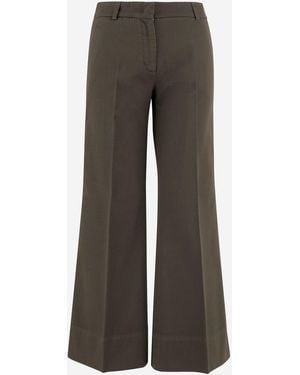 QL2 Donna Cotton Pants - Gray