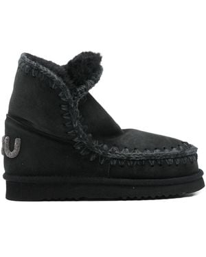 Mou Eskimo 18 Glitter Boots - Black
