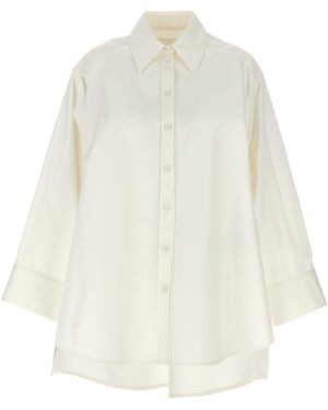 Jil Sander Cut-Out Armholesque Shirt Camicie Bianco