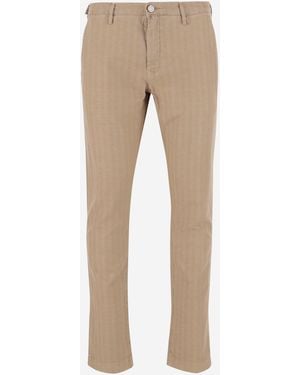 Jacob Cohen Stretch Cotton Mischhosen - Natur