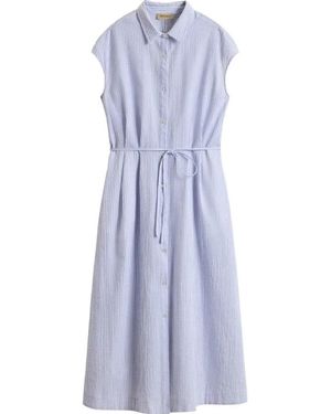 Woolrich Langes Hemdkleid - Blau