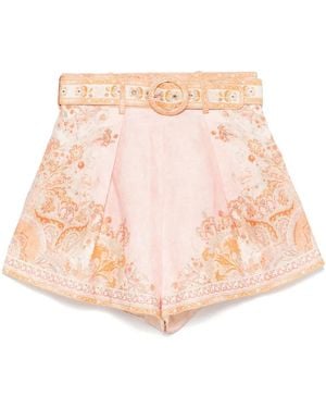 Zimmermann Shorts Acacia - Pink