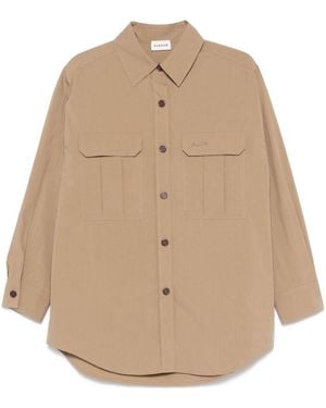 P.A.R.O.S.H. Nylon And Cotton Blend Shirt - Natural