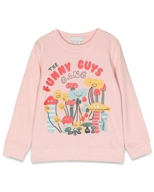 Stella McCartney Funny Guys Crewneck Sweatshirt - Pink