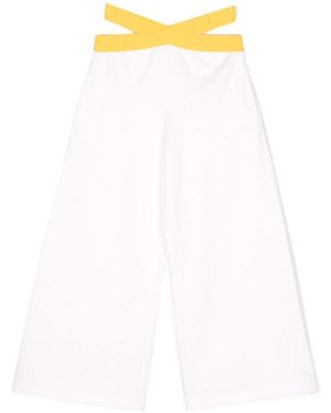 Fendi Wide Sweatpants - White