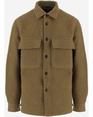 Woolrich Black Label Wool Blend Overshirt - Green