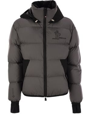 Moncler Marcassin Short Down Jacket With Hood - Black