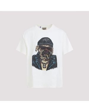 GALLERY DEPT. Oct Biker Dog T Shirt - Blauw