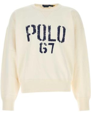 Polo Ralph Lauren Crew Neck Sweatshirt - White