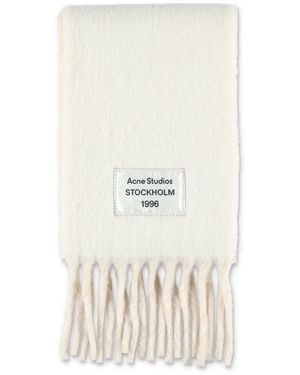 Acne Studios Sjaals Wit - Naturel