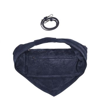 FEDERICO CINA Maxi Tortellino Tote Bag Swede - Blue
