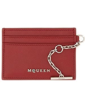 McQueen Sling Card Holder - Red
