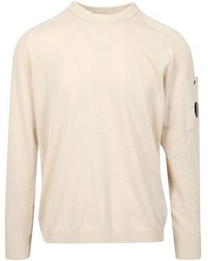 C.P. Company C.P. Firmenpullover - Weiß