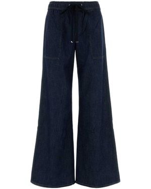 7 For All Mankind Flared High Rise Jeans - Blue