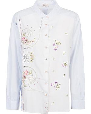 Relax Re-Luxe Ontspan Re Lux Katoenen Vriendje Shirt - Wit